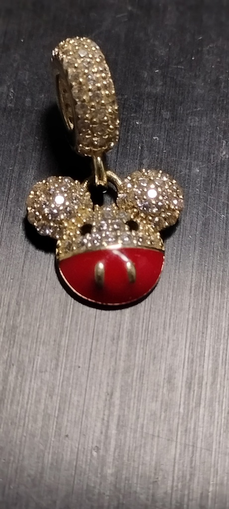 charms cara raton c/zirc Y Ename 10k zirc B y ename R Weight 1.9gr