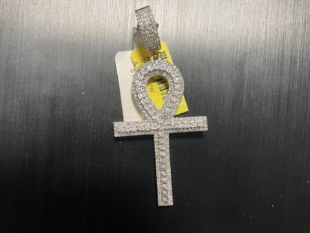 dije Diam. cruz egipcia 10k diamante Weight 1.06ctw