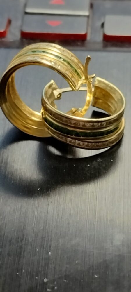 arete planos c/zirc 14k zirc VB Size 16x7mm Weight 2.9gr