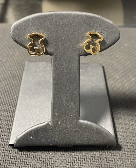 arete osito hilo 14k Weight 1.9gr