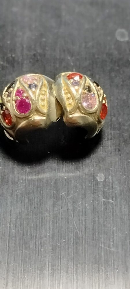 charms bola c/zirc 10k zirc RNVAz Weight 1.95gr