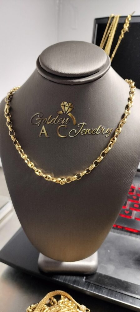 cadena rolo gucci 14k Size size18/4.3mm Weight 11.55gr