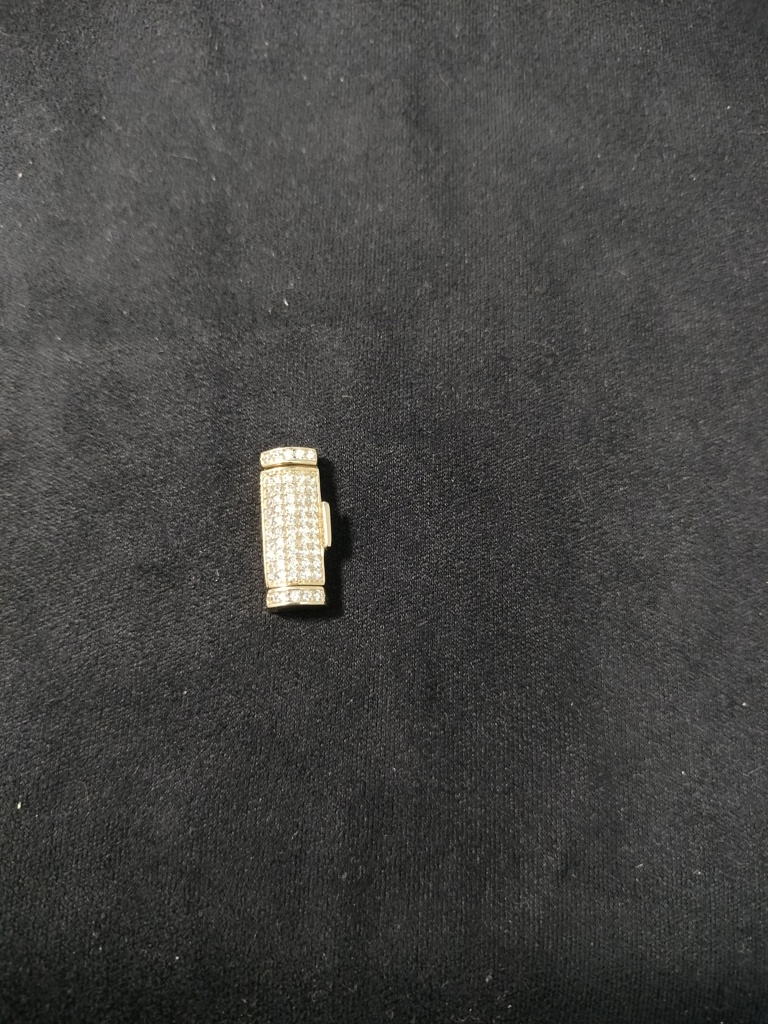 cierrre c/zirc cierre cadena c/zirc 10k zirc B Weight 2.25gr