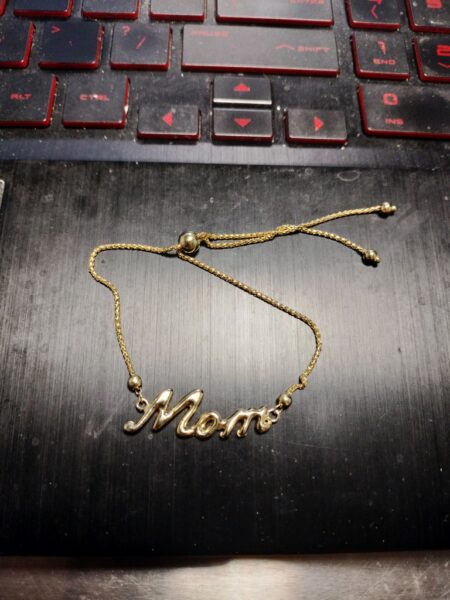 manilla cuerda c/ MoM 14k Size Rgble Weight 2.6gr