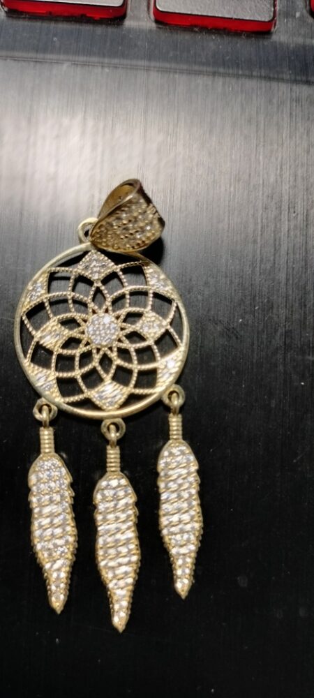 dije atrapasueños 10k zircB Weight 3.1gr
