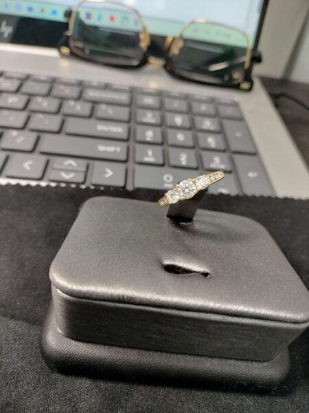 anillo Diam 14k diamantes Size size8 Weight 3.05gr