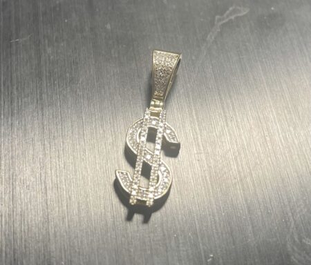 dije Diam. simb. dollar 10k diamante Weight 2.3gr