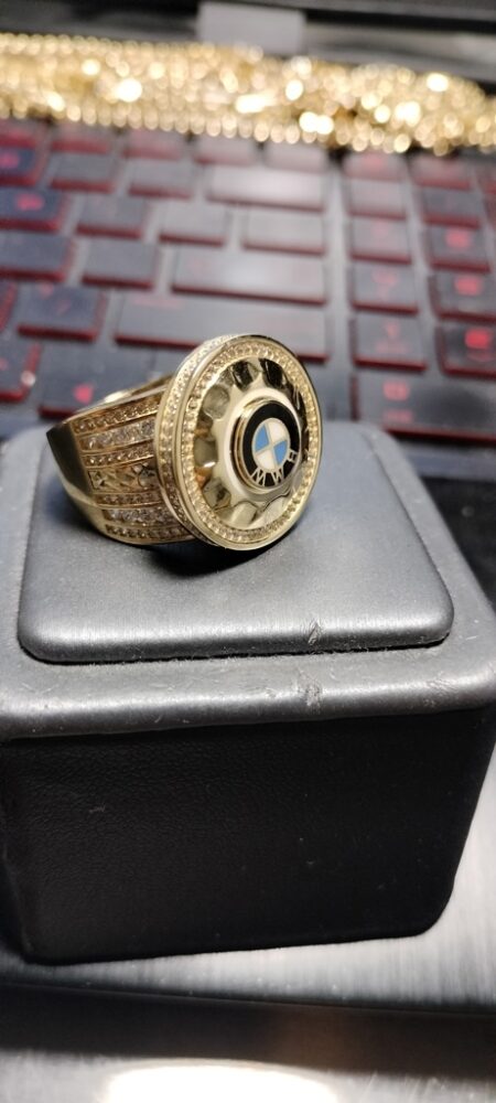 anillo rddo BMW aro zirc 10k zirc B Size size11 Weight 11.2gr