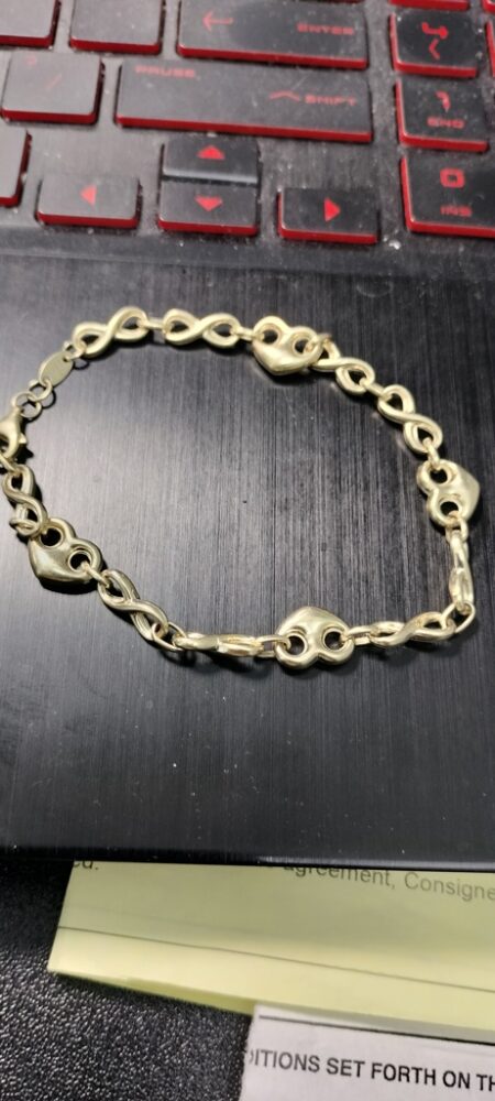 manilla Gucci esl.inf.corazon 10k Size size7.5/8mm Weight 4.25gr