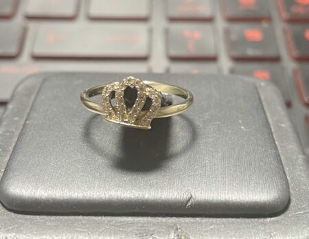 anillo hilo corona 14k zirconia Size size6 Weight 1.5gr