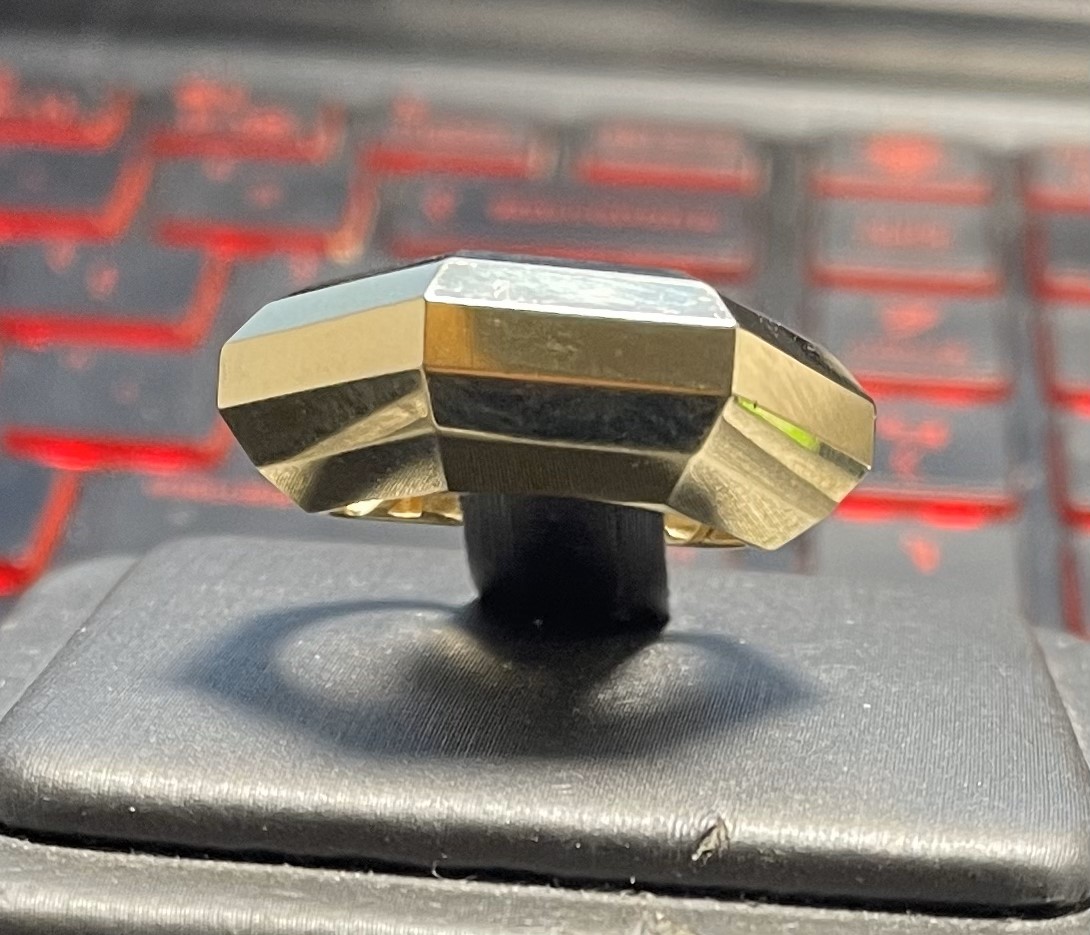 anillo tuerca 14k Size size8 Weight 3.5gr