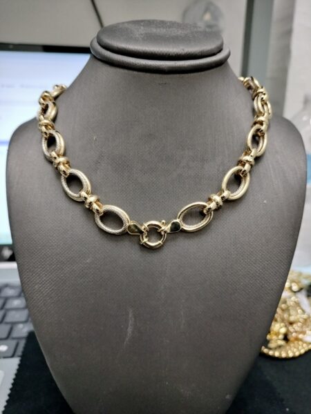 Gargantilla es.tub reddo semisolid 14k Size size17/6mm Weight 20.5gr