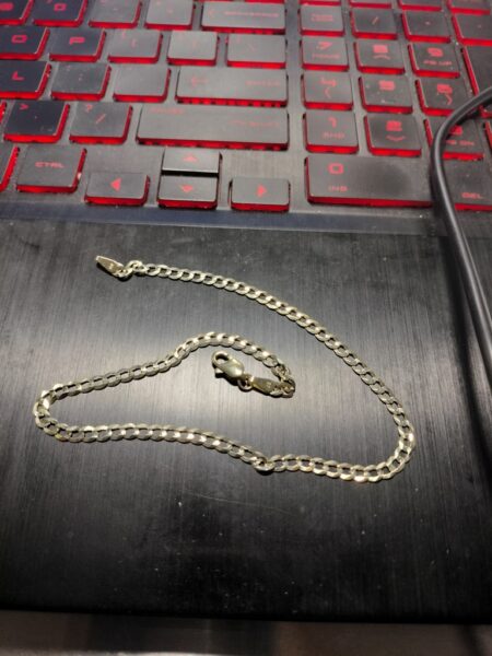 tobillera c/brillo 10k Size size10/3.1mm Weight 3.gr