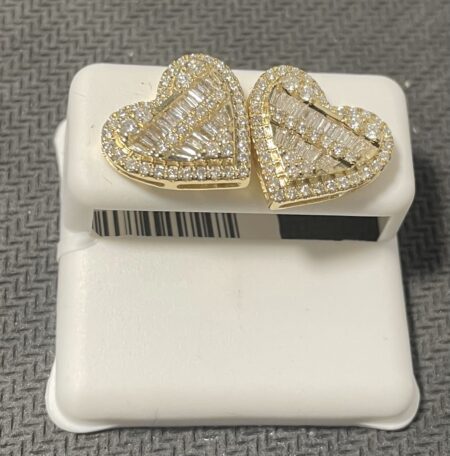 arete Diam. corazon 2 niveles 10k diamante Weight 1.01ctw