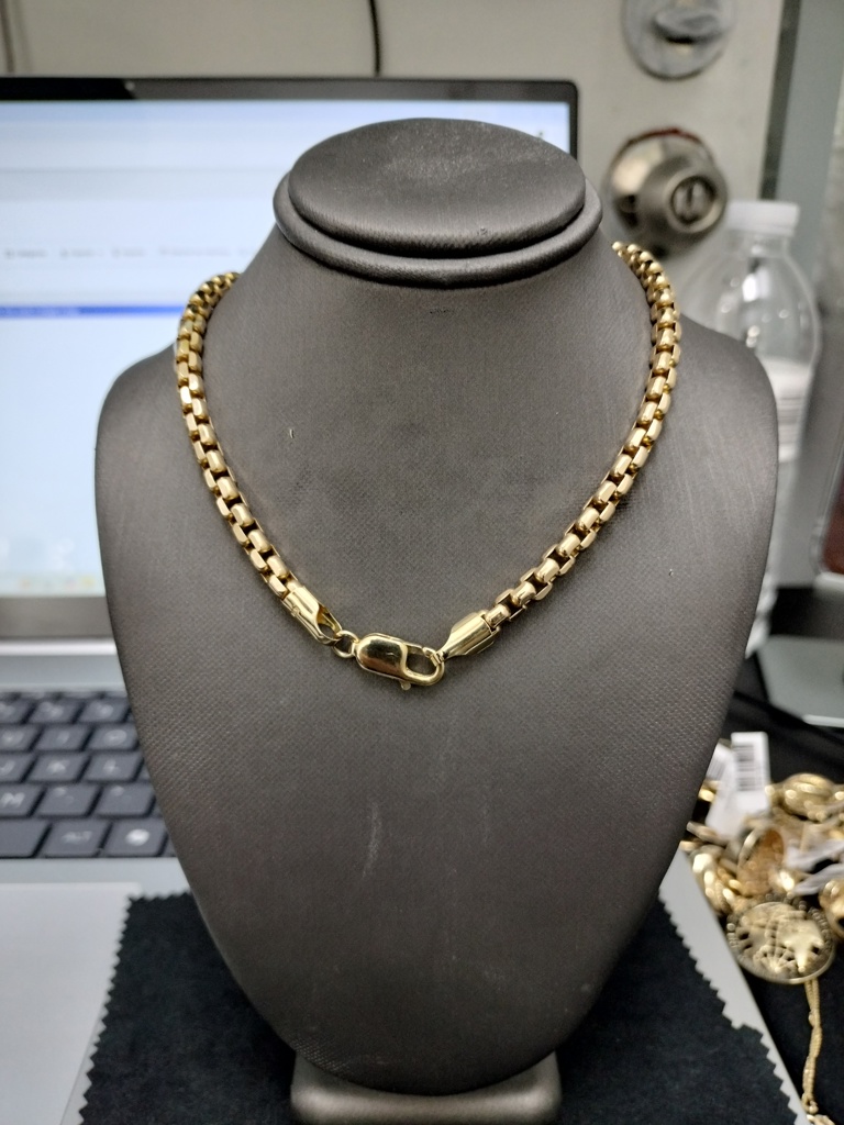 cadena franco rddo 14k Size size20.5/4.5mm Weight 25.gr