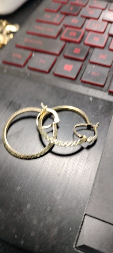 argolla 14k Size 29x2.3mm Weight 2.7gr