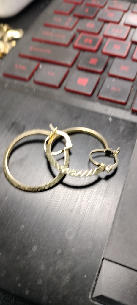 argolla 14k Size 29x2.3mm Weight 2.7gr