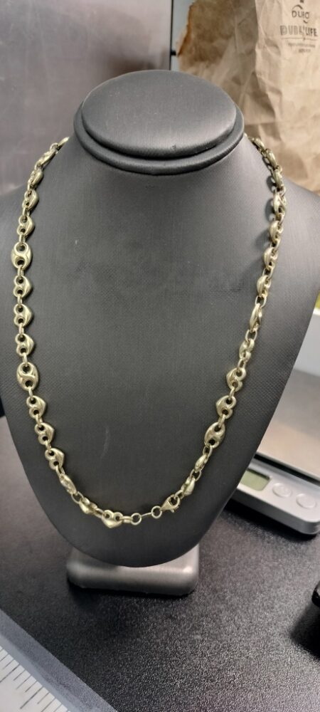 cadena Gucci esl.gucci y corazo 10k Size size16/7.3mm Weight 10.6gr