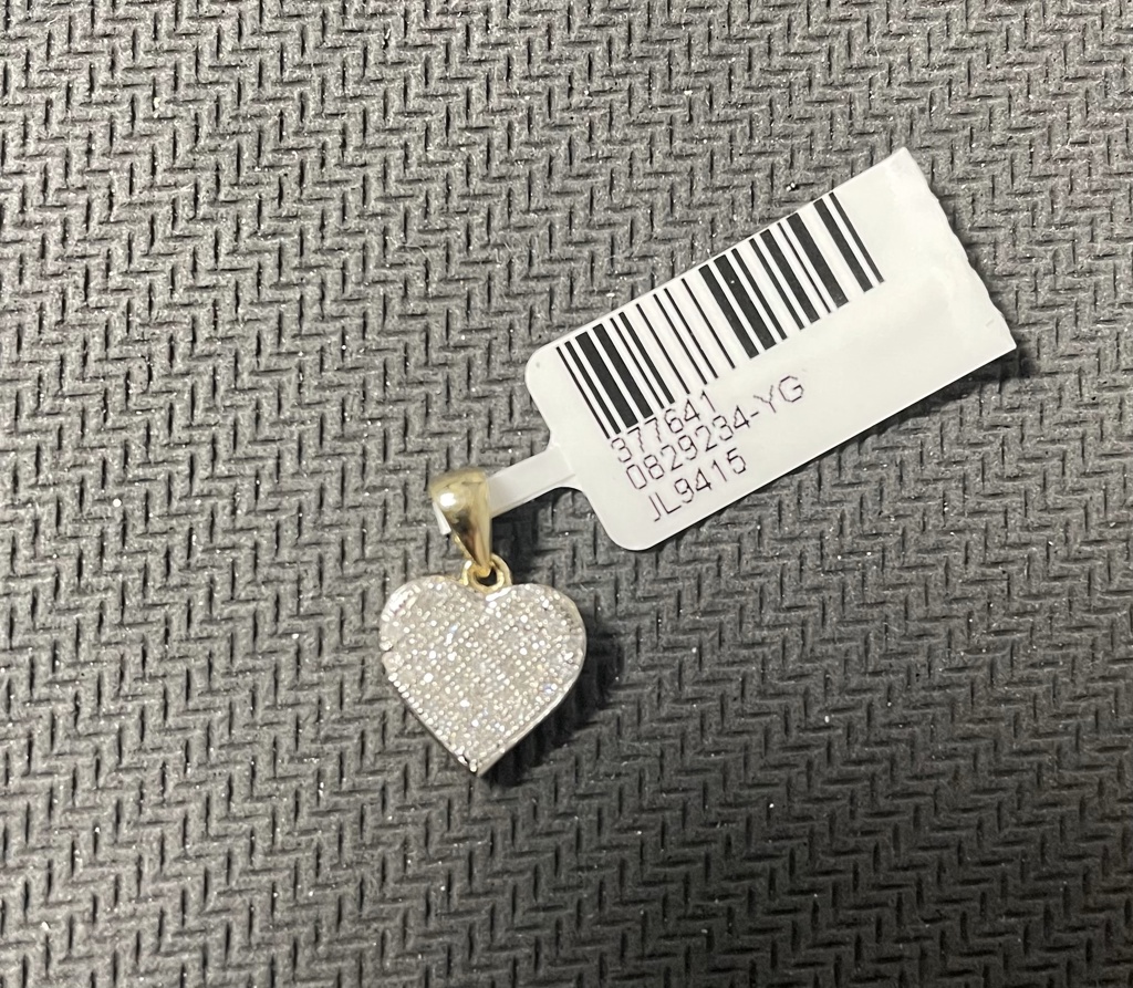 dije Diam. corazon c/diam 10k diamante Weight 0.15ctw