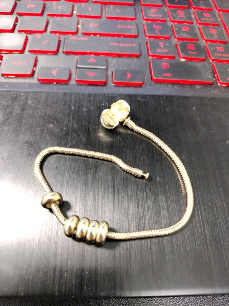 pulsera pando flex 14k 5 topes Size size7.5/2.3mm Weight 9.35gr