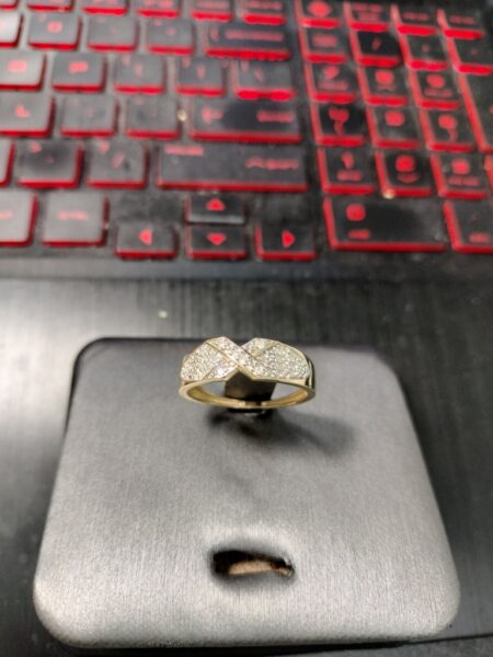 anillo Diam x comp. hombre diamante 14k diamante Size size10.5 Weight 2.45gr