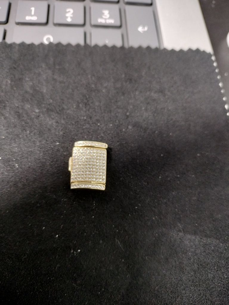 cierrre c/zirc cierre cadena c/zirc 10k zirc B Weight 4.2gr