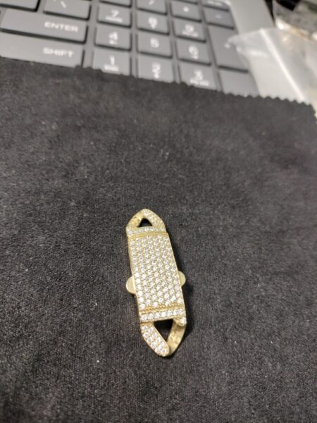 cierrre c/zirc cierre cadena c/zirc 10k zirc B Weight 5.3gr