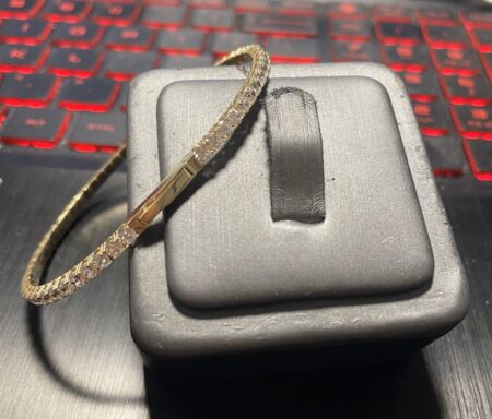 pulso tennis 14k zirc B Size size7/2.8mm Weight 8.4gr