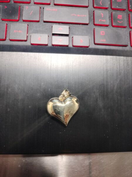 dije corazon hueco 14k Weight 3.45gr