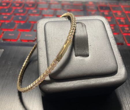 pulso tennis 14k zirc B Size size7/2.6mm Weight 8.35gr