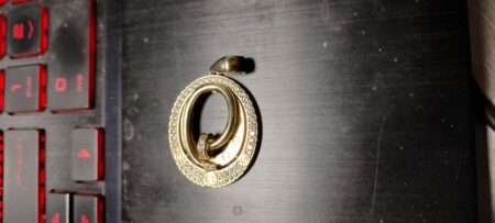 dije rddo c/ clavo c/2aro kter c/zirc 14k zirc B Weight 5.6gr