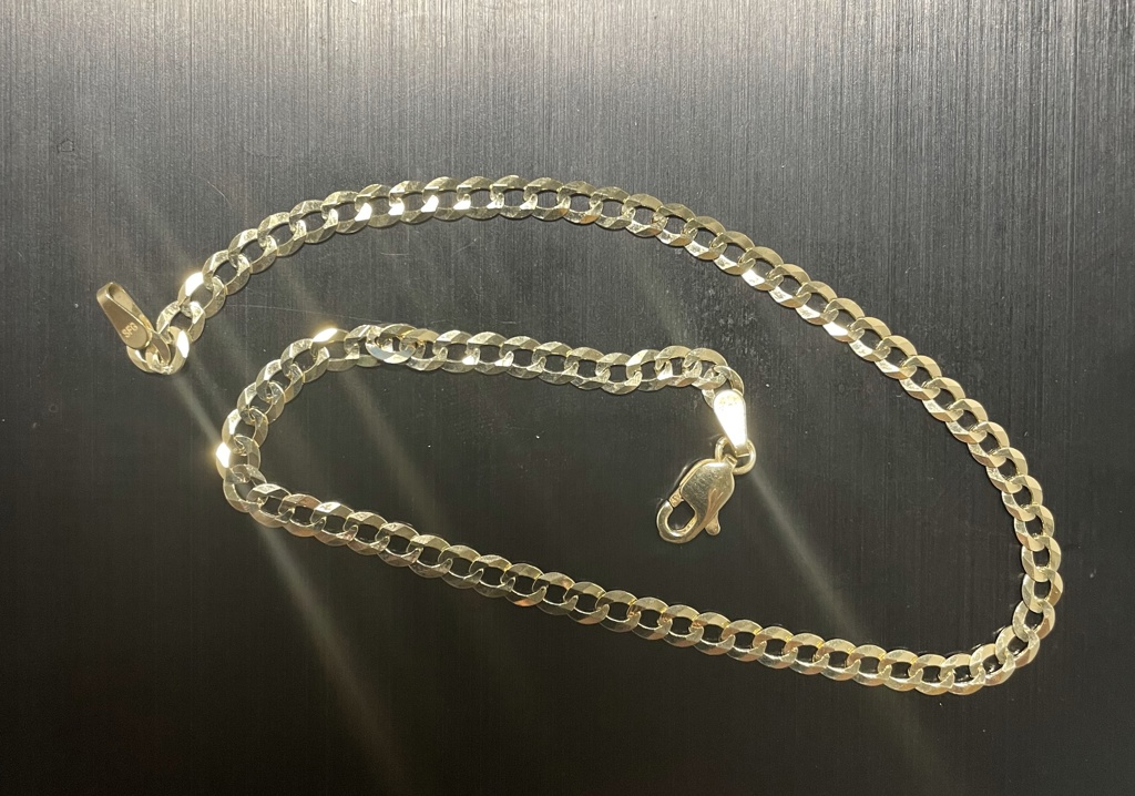 tobillera c/brillo 10k Size size10/3.6mm Weight 3.25gr