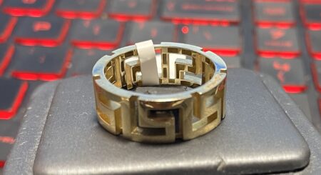 anillo hilo banda bche 10k Size size8 Weight 3.2gr