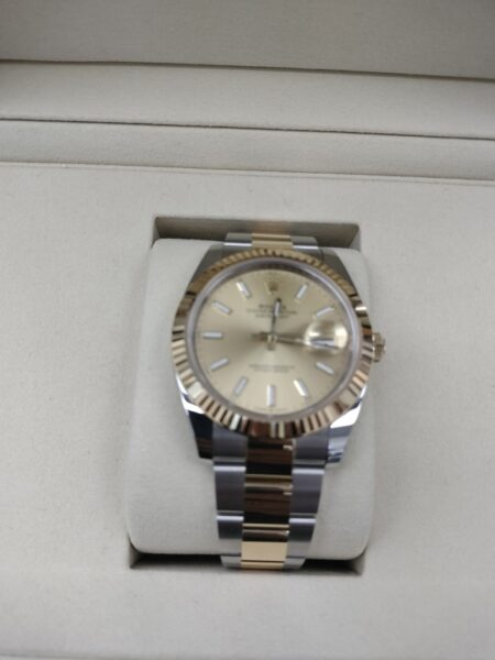 Reloj Rolex Rolex oyst B'let chap bat steel c/oro Weight 42 TY7303