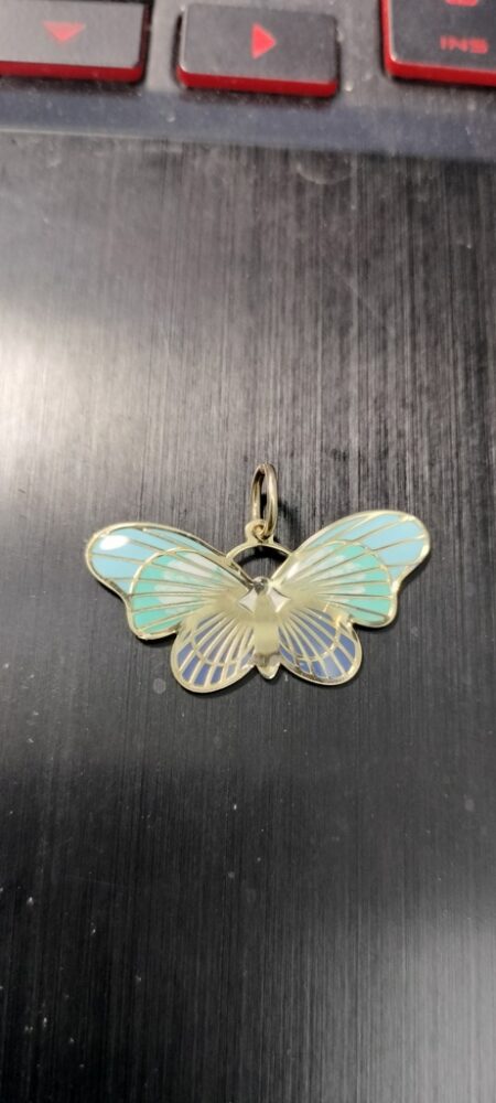 dije mariposa 10k ename AVB Weight 0.7gr
