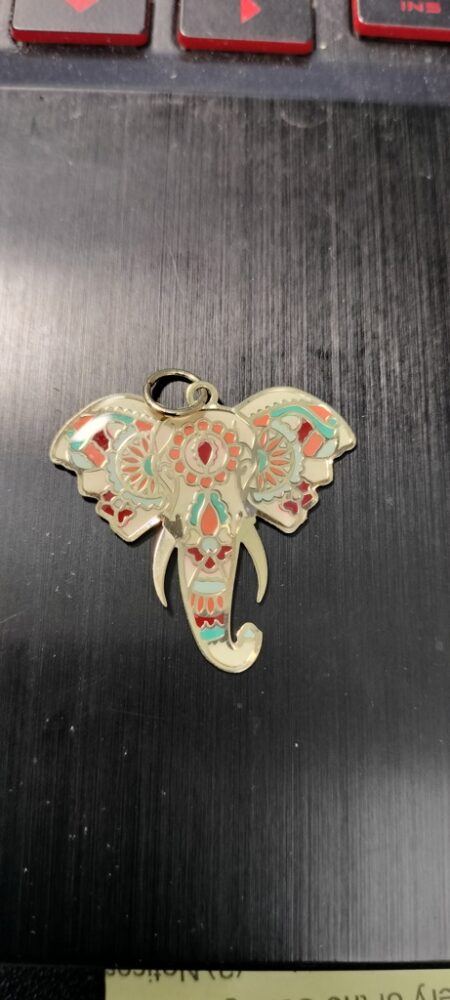 dije elefante 10k ename BRAz Weight 1.gr