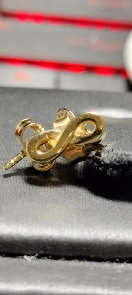 arete infinito liso 14k Weight 0.85gr
