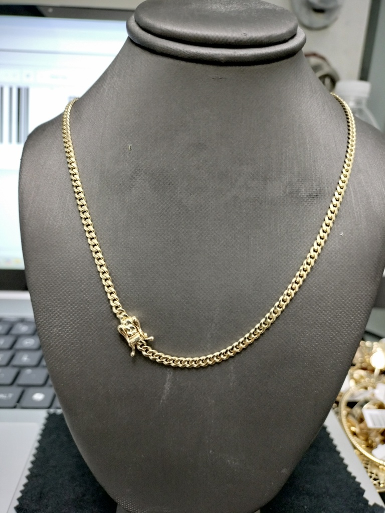 cadena cubana italy 14k Size size22/3mm Weight 16.1gr