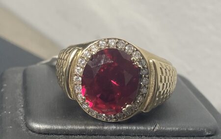 anillo piedra 10k zirconia Size size10 Weight 16.3gr