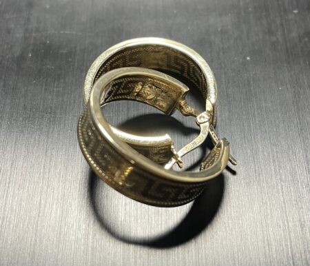 argolla Bche 10k Size 25x7mm Weight 3.65gr