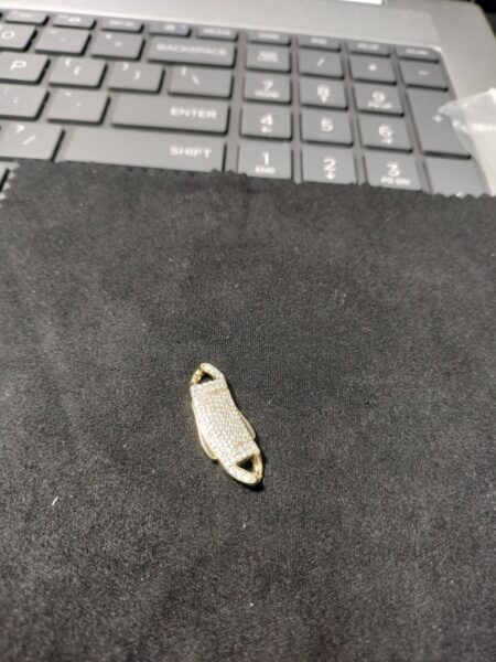 cierrre c/zirc cierre cadena c/zirc 10k zirc B Weight 2.3gr