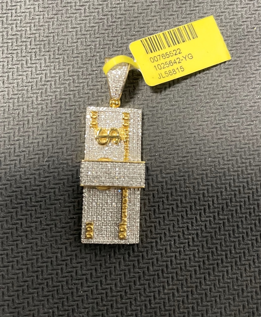 dije Diam. billete 10k diamante Weight 0.99ctw