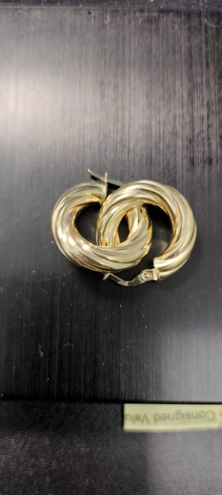 argolla tub.torsidas 10k Size 20x5mm Weight 2.75gr