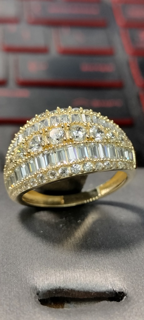 anillo 14k zirc B Size size 7.2 Weight 4.1gr