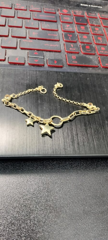 manilla 14k zirc B Size size8 Weight 4.15gr