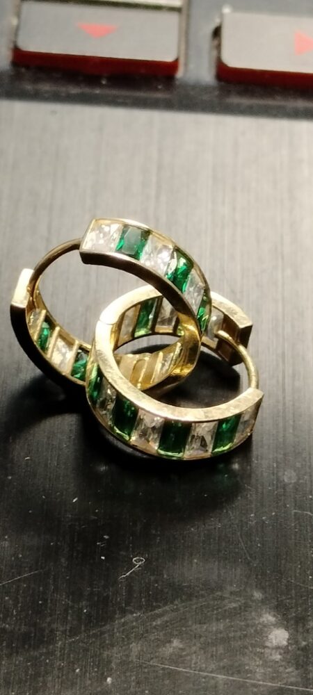 arete art.c/zirc 14k zirc VB Size 15x4.6mm Weight 2.45gr