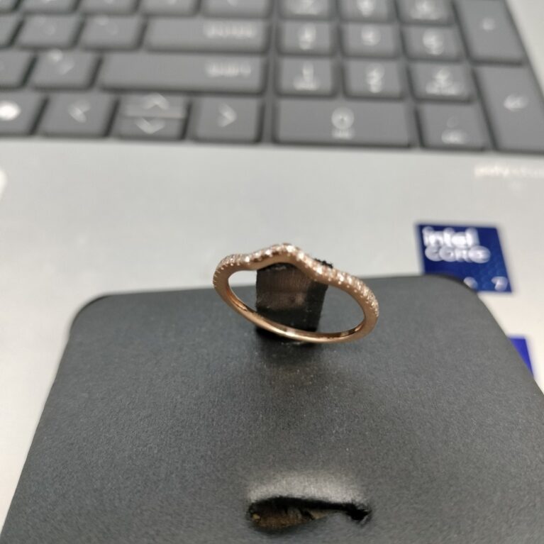 anillo Diam comp duo mujer 10k diamante Size size7 Weight 3.15gr