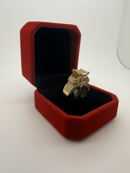 anillo princesa 14k zirc B Size size9 Weight 6.9gr