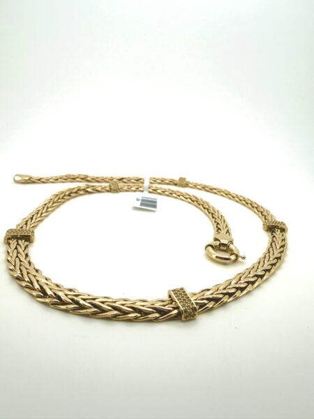 choker choker w/zirc 10k zirc B Size size 18/6mm Weight 13.45gr