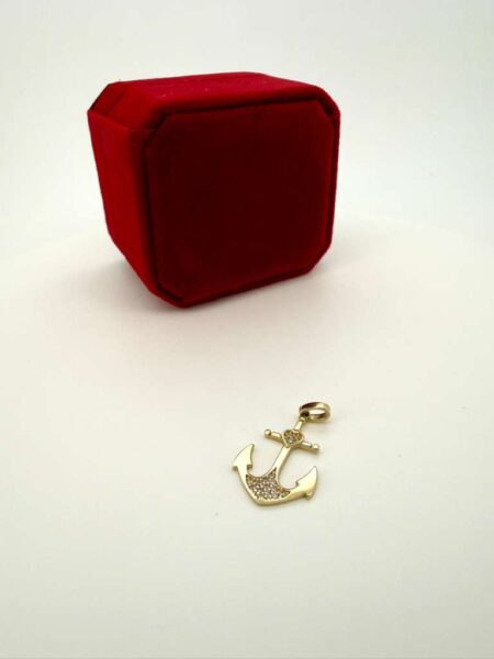 pendant Anchor 10k zirc W Weight 0.9gr